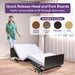 Ultra Low Electric Homecare Hospital Bed - Expandable Width - Elvoros