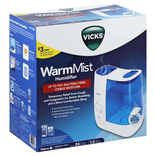 Vicks Humidifier Warm Mist 1 Gallon - Elvoros
